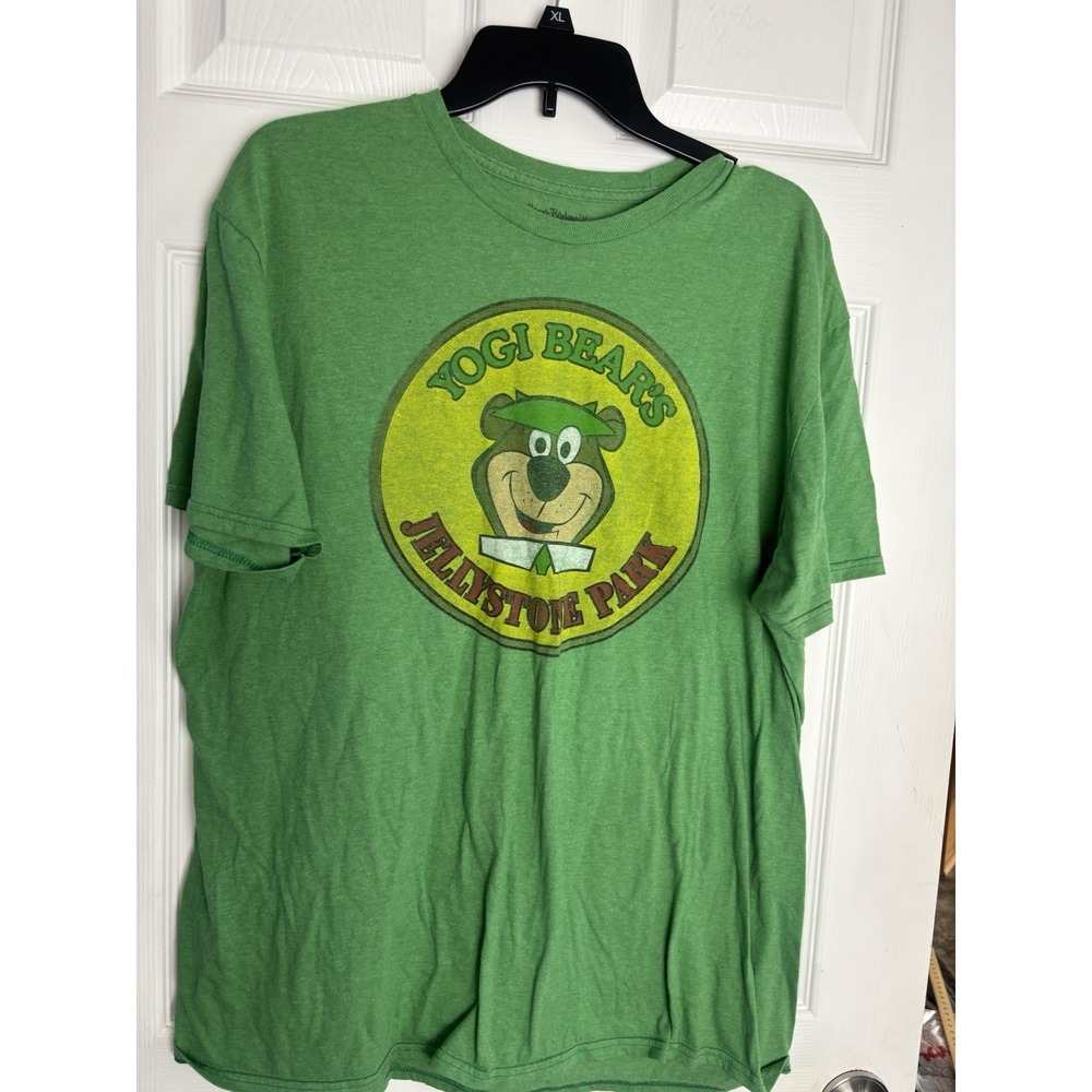 Hanna-Barbera‎ Men's XL Yogi Bear Jellystone Park Green T-Shirt